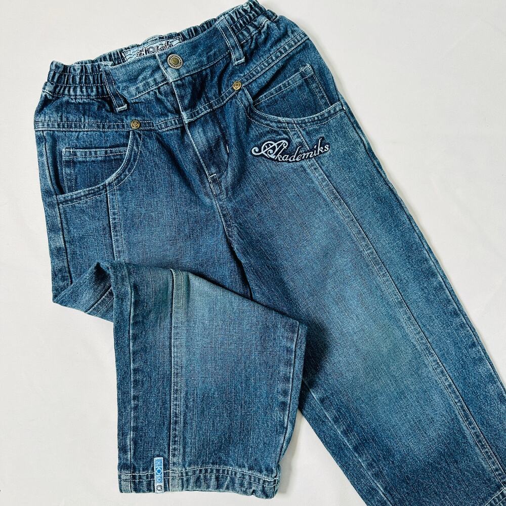 Vintage Y2k Akademiks Denim Streetwear Jeans Sz 3t